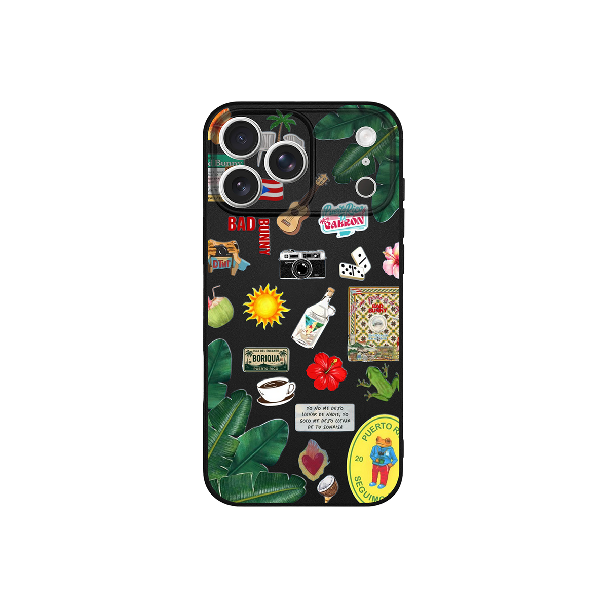 Boricua Heritage Sticker-Bomb – Premium iPhone Case