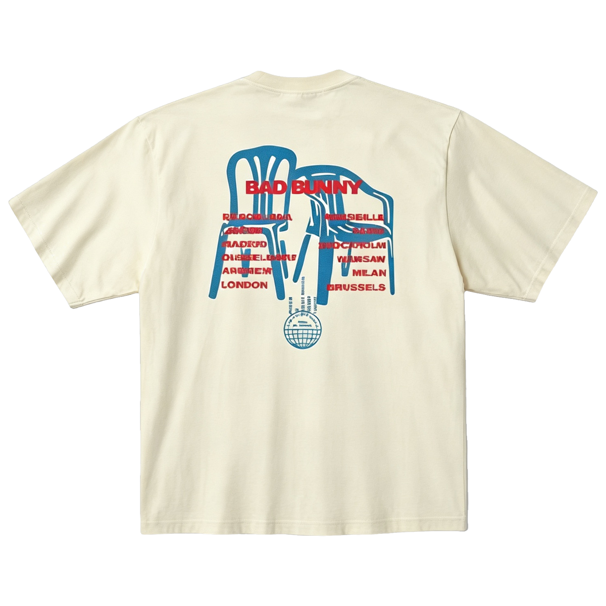 World Tour Ivory- T-Shirt