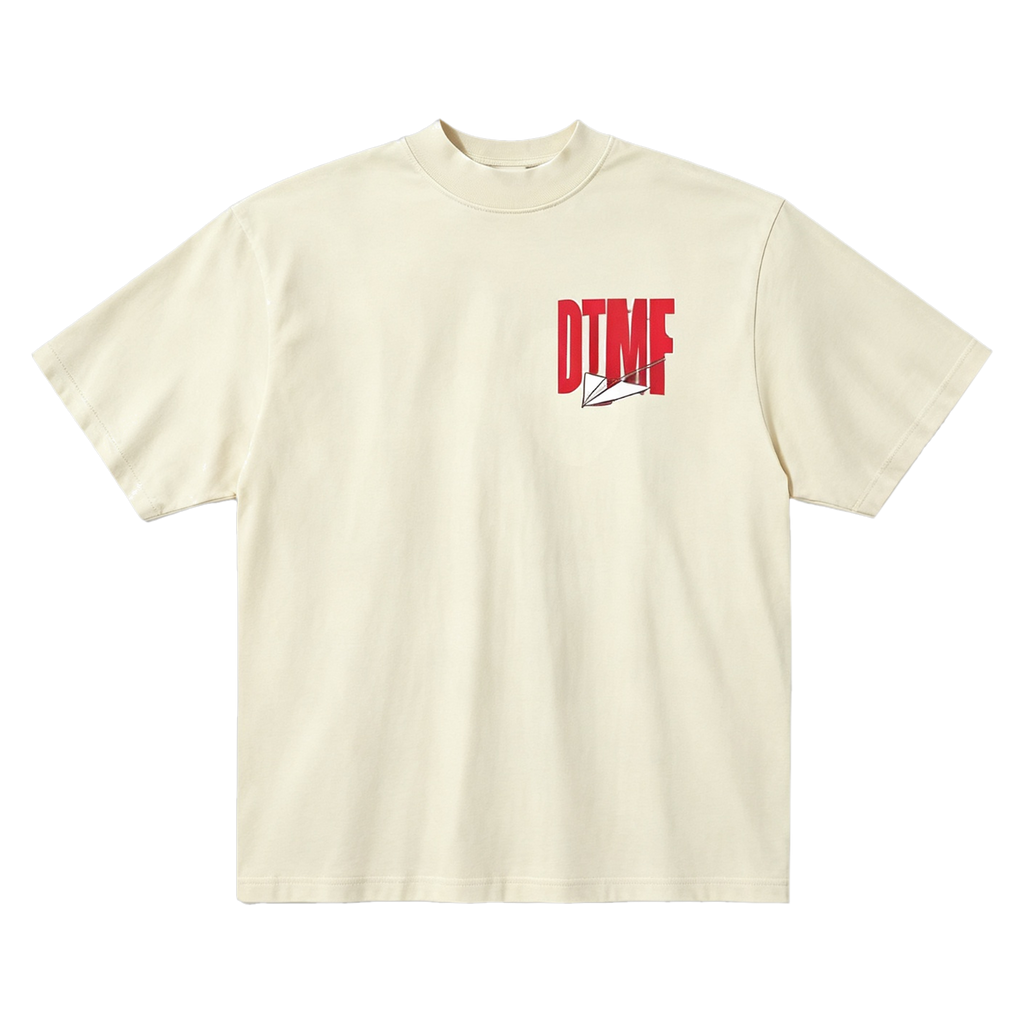 World Tour Paper Plane Ivory- T-Shirt