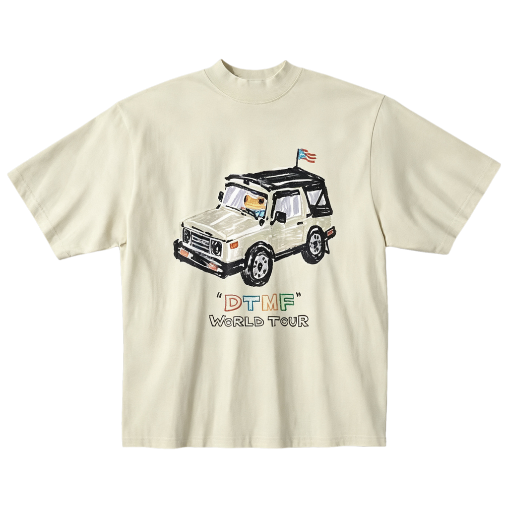 World Tour Truck Ivory- T-Shirt