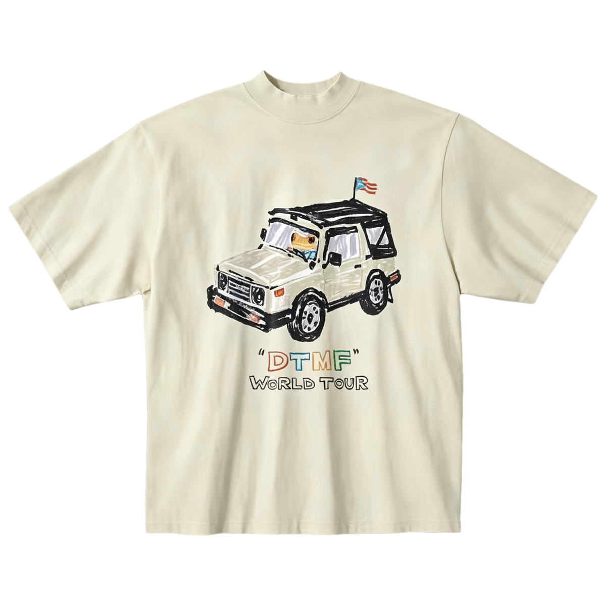 World Tour Truck Ivory- T-Shirt