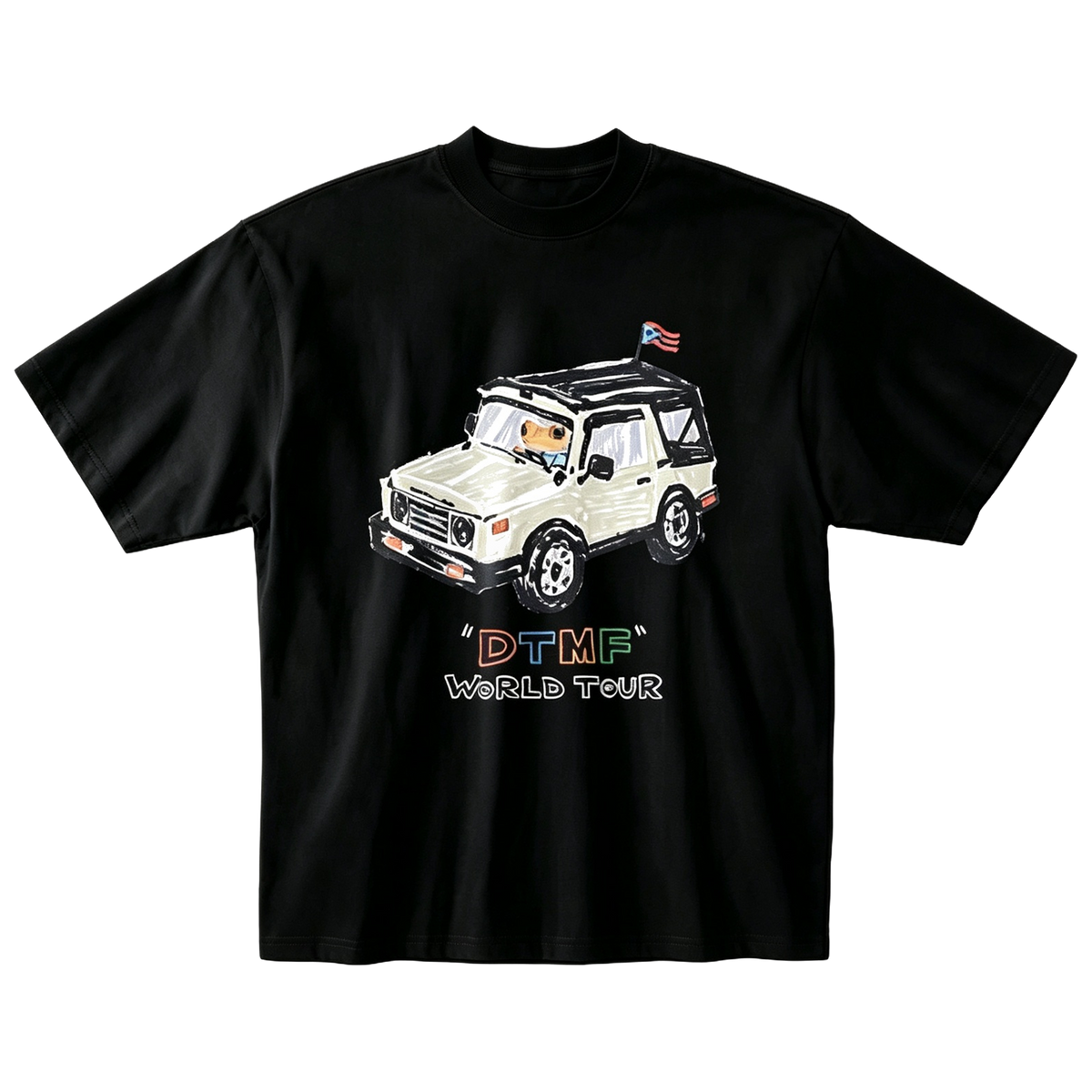 World Tour Truck Black- T-Shirt